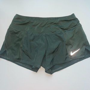 xs nike running shorts green